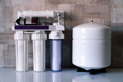 Backwashing Water Softener